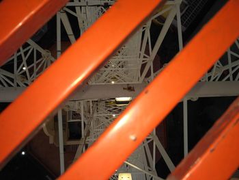 Low angle view of metal structure