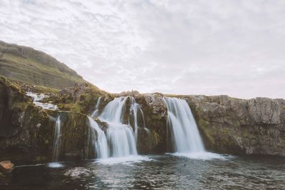 View of waterfall