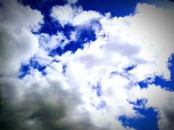 Low angle view of clouds in sky