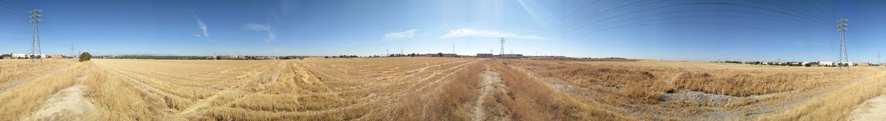 Panoramic view of rural landscape