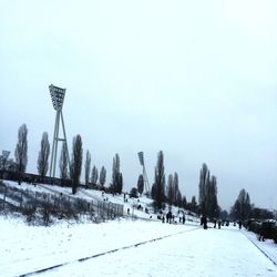 Snow covered landscape