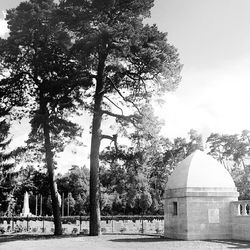 Built structure with trees in background