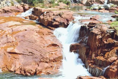 View of waterfall