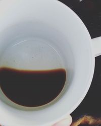 Close-up of tea in cup