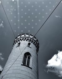 Low angle view of building against sky