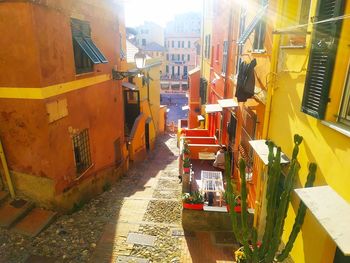 Street amidst buildings in city