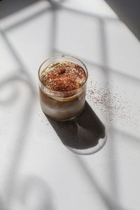 Close-up of coffee on table