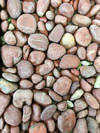 Full frame shot of stones