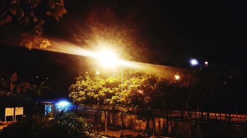 Park at night