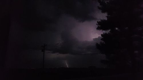 Low angle view of cloudy sky