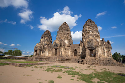 Low angle view of a temple