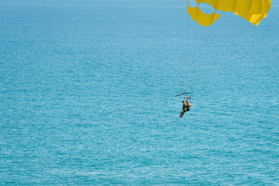 Man surfing in sea