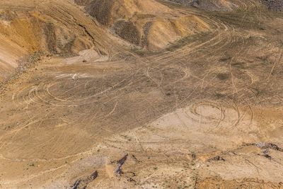 Full frame shot of rock on land