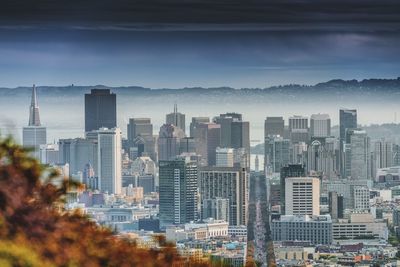 Skyscrapers in city