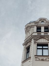 Low angle view of building against sky