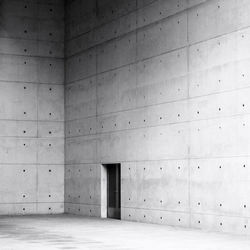 Empty corridor of building