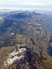 Aerial view of landscape