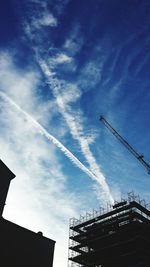 Low angle view of built structure against sky