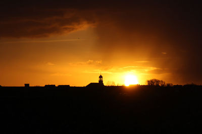 Scenic view of sunset sky