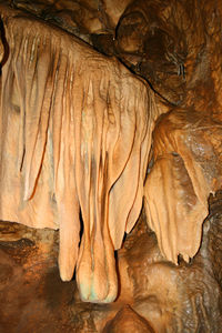 Close-up of rock in water