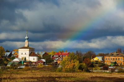 View of church against cloudy sky