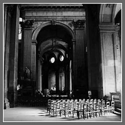 Interior of historic church