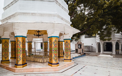 Panoramic view of temple and buildings in city