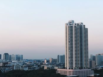 Skyscrapers in a city