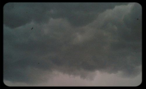 Low angle view of cloudy sky