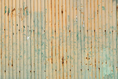 Full frame shot of wooden wall