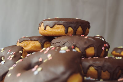 Close-up of chocolate cake