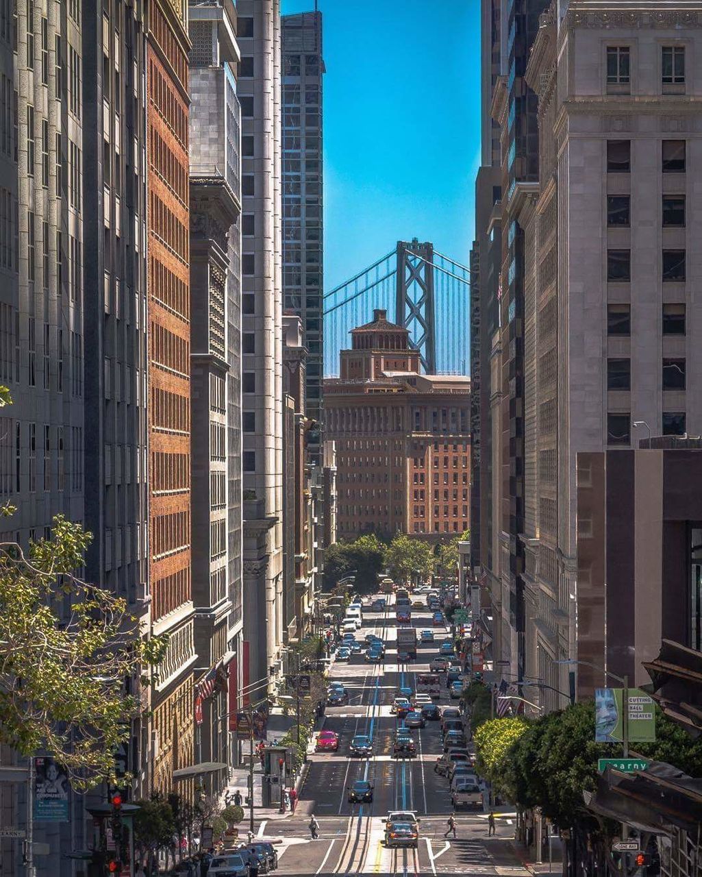 architecture, skyscraper, city, building exterior, built structure, street, modern, road, outdoors, day, no people, tree, cityscape, sky