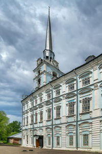 Low angle view of historic building against sky