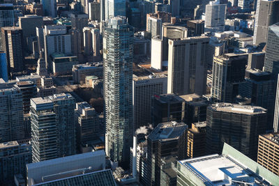 High angle view of cityscape