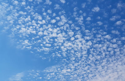 Low angle view of clouds in sky
