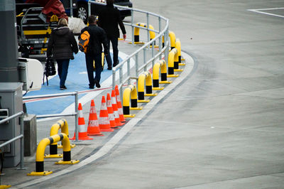 People walking at airport