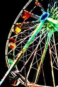 Low angle view of ferris wheel