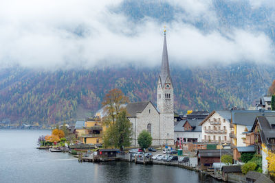 Autumn view of village, austria