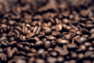 Close-up of coffee beans