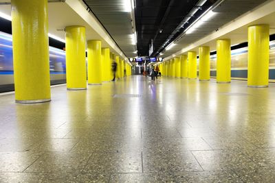 People at subway station platform