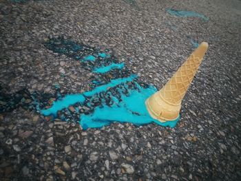 Close-up of objects on ground