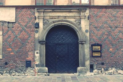 Entrance of old building