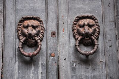 Full frame shot of closed door