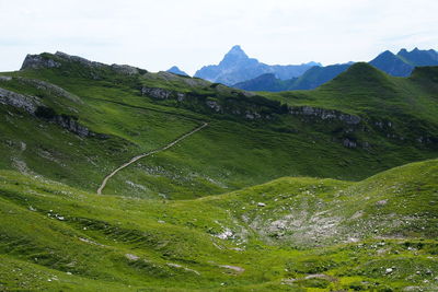 Scenic view of landscape against sky