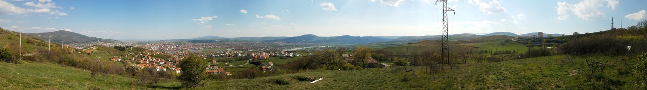 Panoramic view of landscape against sky