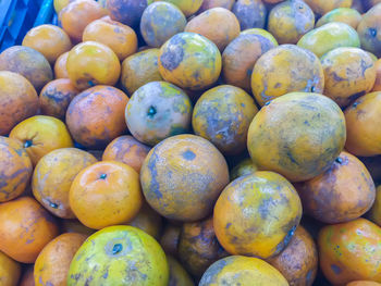 Full frame shot of fruits for sale at market stall