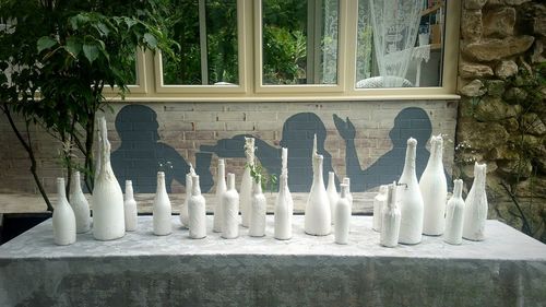 Built structure with trees in background