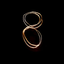 Close-up of object over black background
