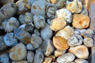 Full frame shot of stones