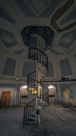 Interior of building